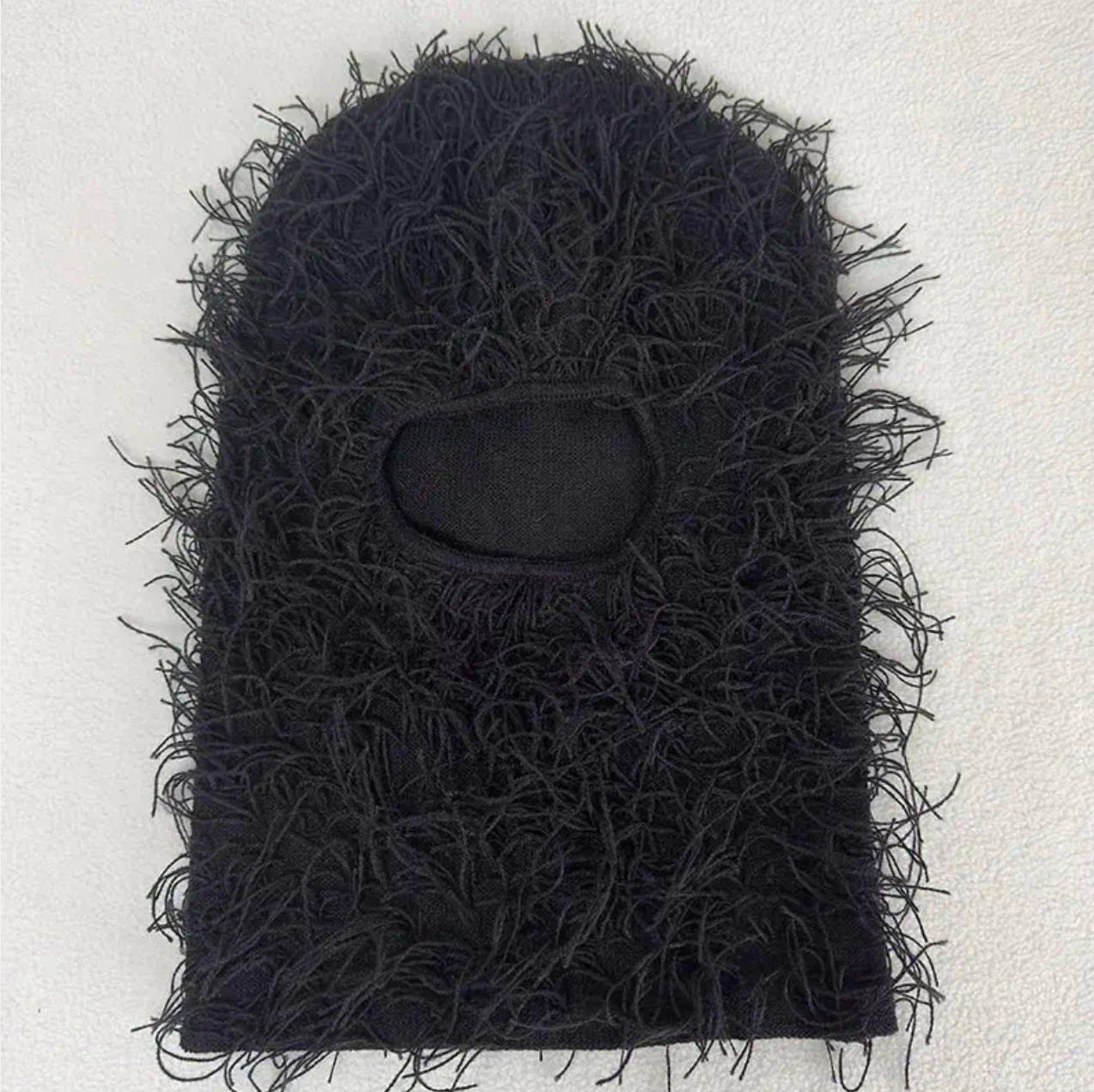 Distressed Balaclava Beanie